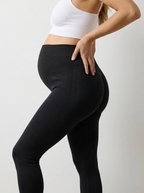 Eva Black Helanke za trudnice Side View